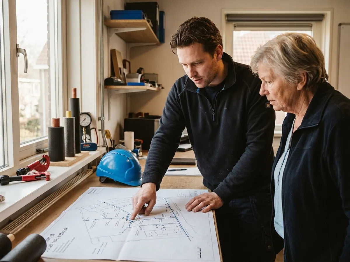 Deskundig overleg en advies door Warmtenet monteur