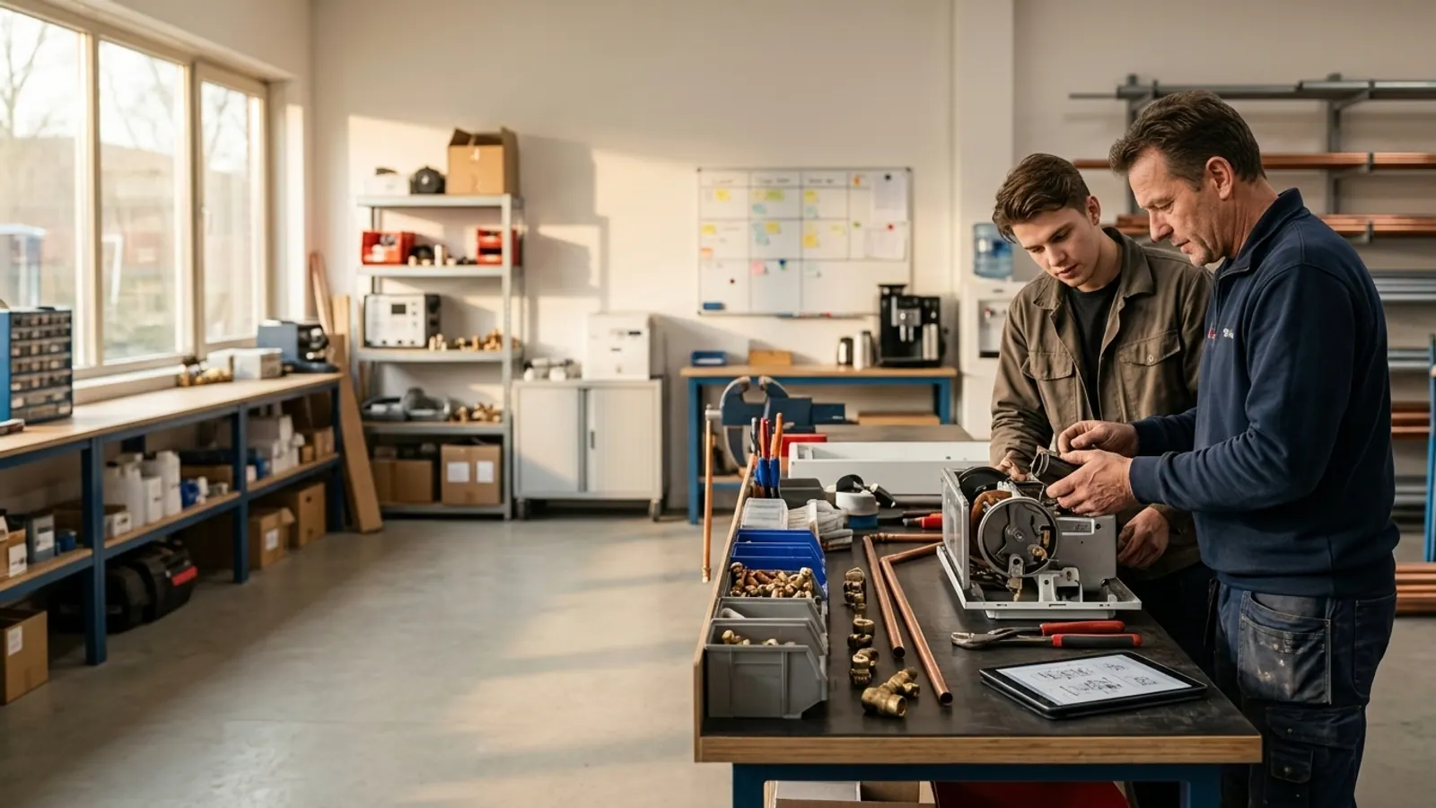 Warmtenet CV installatie en klantenservice achtergrond